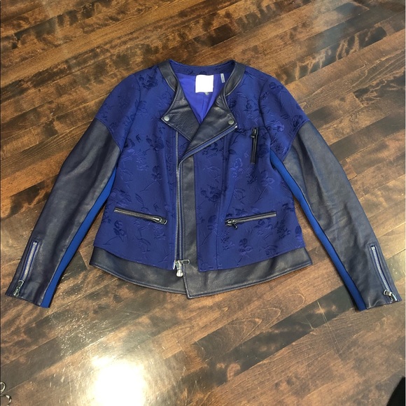 BOGO Rebecca Taylor 100% Real Lamb Leather Jacket - Picture 3 of 16